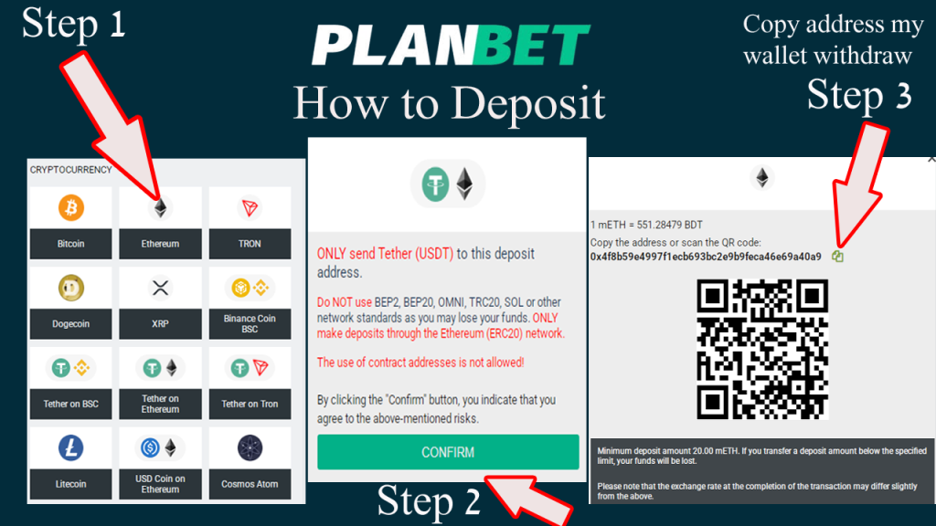 How to Deposit Money To Planbet